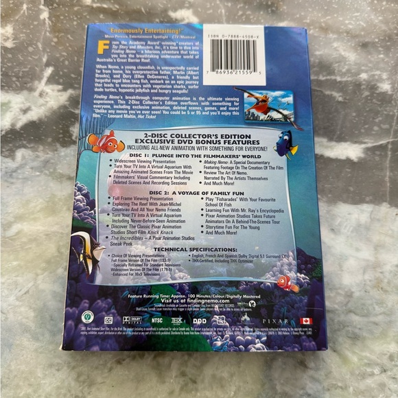 Finding Nemo DVD - Blue - Picture 2 of 2